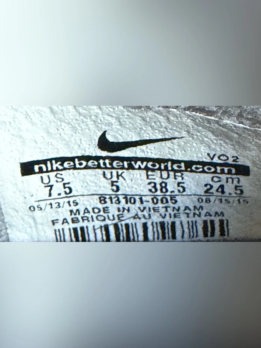 Nike Metcon 1 Women’s Size 7.5 